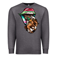 Charcoal Heather Serape Cowboy Tongue Premium Sweatshirt - Jasminsmagicworld
