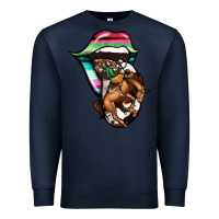 Navy Serape Cowboy Tongue Premium Sweatshirt - Jasminsmagicworld