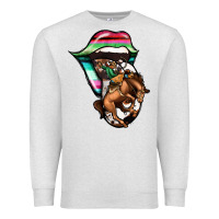 Oatmeal Heather Serape Cowboy Tongue Premium Sweatshirt - Jasminsmagicworld
