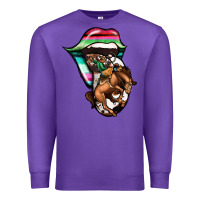 Purple Serape Cowboy Tongue Premium Sweatshirt - Jasminsmagicworld