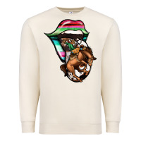 Sandshell Serape Cowboy Tongue Premium Sweatshirt - Jasminsmagicworld