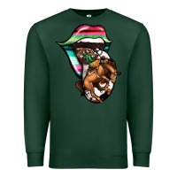 Sports Green Serape Cowboy Tongue Premium Sweatshirt - Jasminsmagicworld