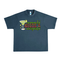 Midnight Navy mamacita needs a margarita mothers day Urban Heavy Tee - texasbilliewilder