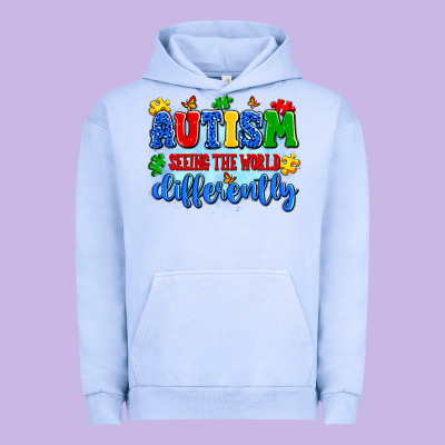 Autism Seeing The World Differently Urban Hoodie Designed By Artiststas