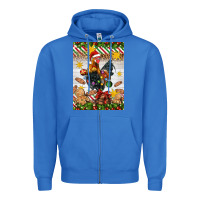 True Royal Christmas rooster Zipper Hoodie - Artiststas