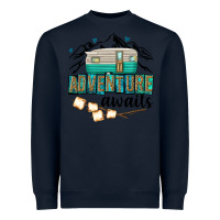 Navy adventure awaits Heavyweight Sweatshirt - texasbilliewilder