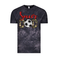 Cloud Black soccer dad Vintage Tee - Zillion Design Studio