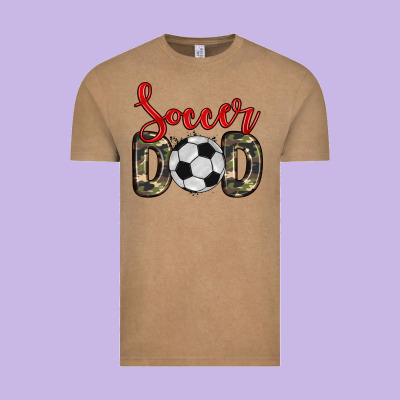 Soccer Dad Vintage Tee Designed By Zillion Design Studio
