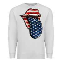 Dove Grey America 4th Of July Tongue Premium Sweatshirt - Jasminsmagicworld