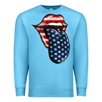 Ocean Blue America 4th Of July Tongue Premium Sweatshirt - Jasminsmagicworld