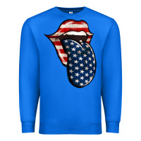 True Royal America 4th Of July Tongue Premium Sweatshirt - Jasminsmagicworld