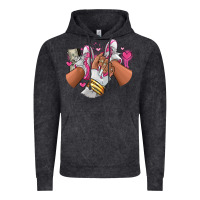 Pink And White Sneaker Girl Vintage Hoodie | Teevron