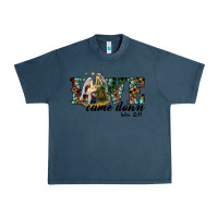 Midnight Navy love came down holy family Urban Heavy Tee - RanaPortraitStore