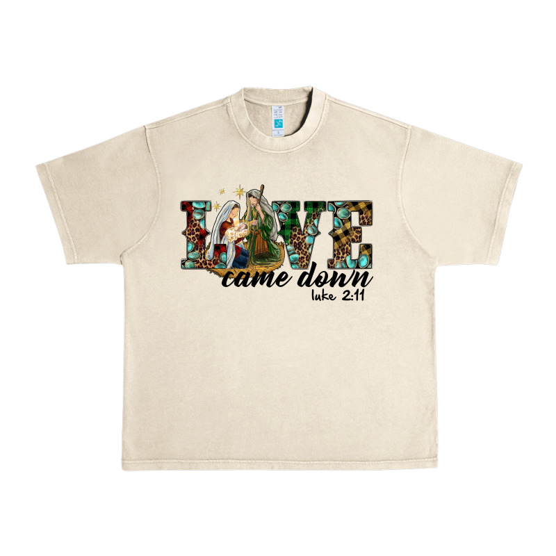 Love Came Down Holy Family Urban Heavy Tee by RanaPortraitStore | Teevron