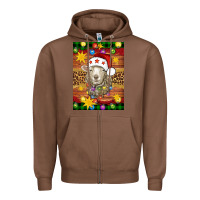 Chestnut Christmas sheep air freshener Zipper Hoodie - Artiststas