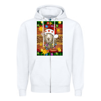 Christmas Sheep Air Freshener Zipper Hoodie | Teevron
