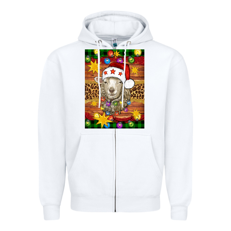 Christmas Sheep Air Freshener Zipper Hoodie by Artiststas | Teevron