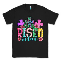 Black Easter Day He is risen indeed Classic Tee - OliviaCreatesArt