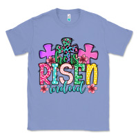 Colony Blue Easter Day He is risen indeed Classic Tee - OliviaCreatesArt