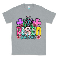 Heather Grey Easter Day He is risen indeed Classic Tee - OliviaCreatesArt