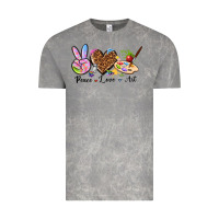 Cloud Rock peace love art Vintage Tee - texasbilliewilder