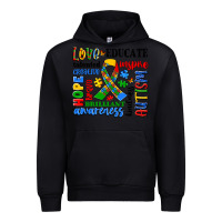 Black autism awareness typography Urban Hoodie - Artiststas