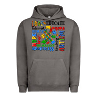 Pigment Tornado autism awareness typography Urban Hoodie - Artiststas