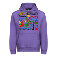 Tulip autism awareness typography Urban Hoodie - Artiststas