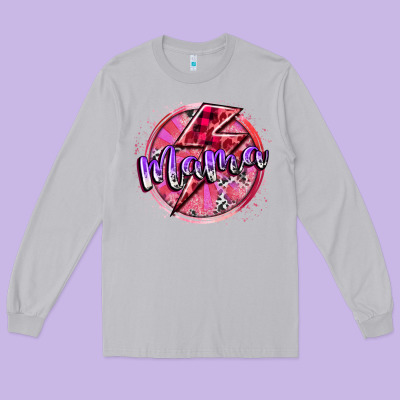 Mama Valentine Long Sleeve Tee Designed By Racoondesign