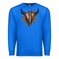 True Royal American Bull Skull Premium Sweatshirt - Jasminsmagicworld