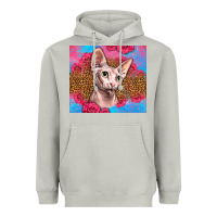 Moon Dust Western Sphynx Cat Heavyweight Hoodie - LillyAllenDesigns