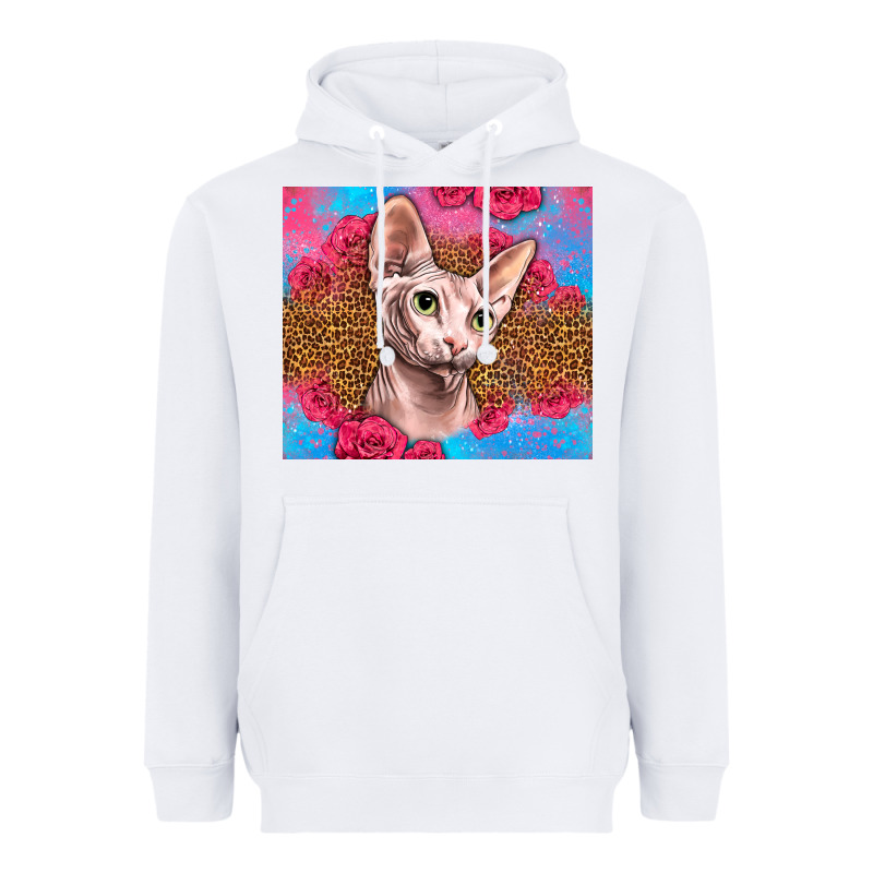 Western Sphynx Cat Heavyweight Hoodie by LillyAllenDesigns | Teevron