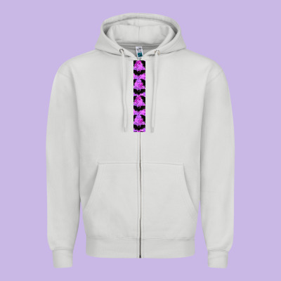 Halloween Key Fob Zipper Hoodie Designed By Bundleandbundleshop