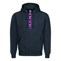 Navy Halloween Key Fob Zipper Hoodie - BundleAndBundleShop