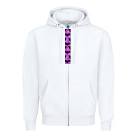 White Halloween Key Fob Zipper Hoodie - BundleAndBundleShop