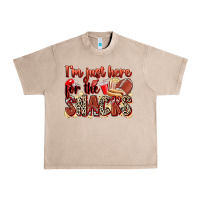 French Oak i'm just here for the snacks american football Urban Heavy Tee - Zillion Design Studio