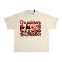 Sandshell i'm just here for the snacks american football Urban Heavy Tee - Zillion Design Studio
