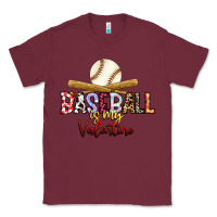 Burgundy baseball is my valentine Classic Tee - RacoonDesign