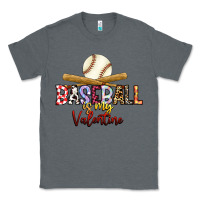 Charcoal Heather baseball is my valentine Classic Tee - RacoonDesign
