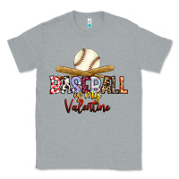 Heather Grey baseball is my valentine Classic Tee - RacoonDesign