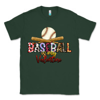 Sports Green baseball is my valentine Classic Tee - RacoonDesign