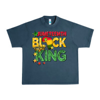 Midnight Navy juneteenth black king Urban Heavy Tee - BarkalooDesign