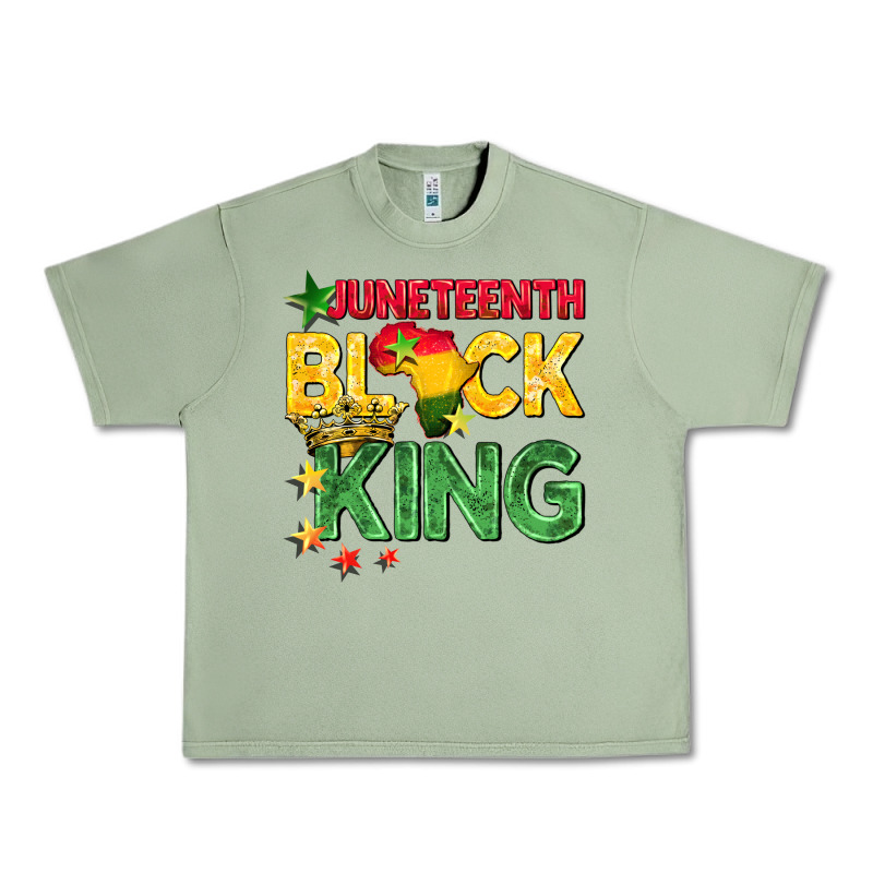 Juneteenth Black King Urban Heavy Tee by BarkalooDesign | Teevron