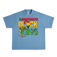 Pebble Blue juneteenth black king Urban Heavy Tee - BarkalooDesign