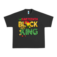 Pigment Black juneteenth black king Urban Heavy Tee - BarkalooDesign