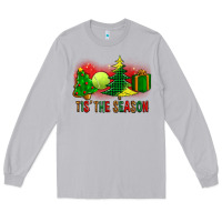 Tis The Season Christmas With Tennis Ball And Tree Cookie Long Sleeve Tee | Teevron