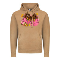 Vintage Camel Pink afro nails Vintage Hoodie - RanaPortraitStore