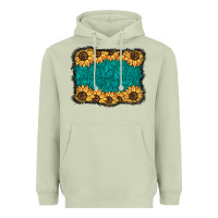 Matcha sunflower background Heavyweight Hoodie - BarkalooDesign