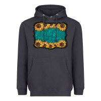 Smoke sunflower background Heavyweight Hoodie - BarkalooDesign