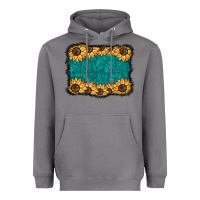 Storm sunflower background Heavyweight Hoodie - BarkalooDesign